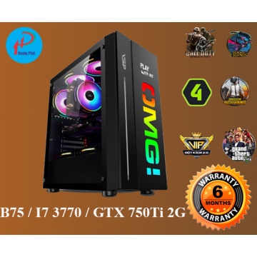 Bộ máy HPPC Gaming Intel Core I7 3770 / Ram 16Gb / VGA GTX 750Ti 2Gb