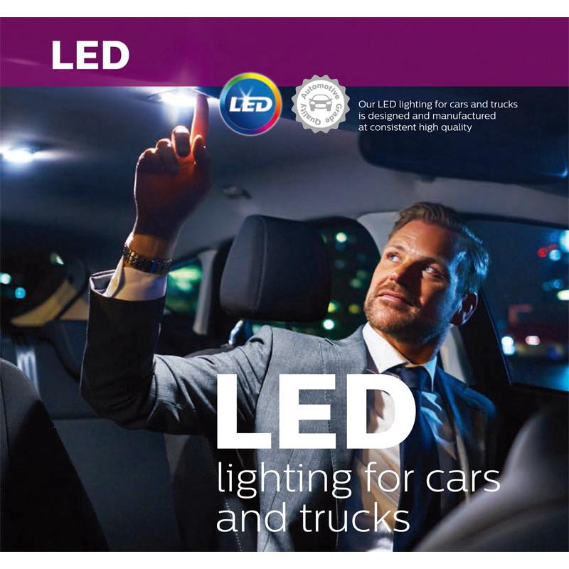BÓNG ĐÈN Ô TÔ PHILIPS BÓNG ĐÈN XE HƠI ĐÈN NỘI THẤT Ô TÔ PHILIPS LED LIGHT 12957ULWX1 12V 12957 ULWX1 ÁNH SÁNG TRẮNG