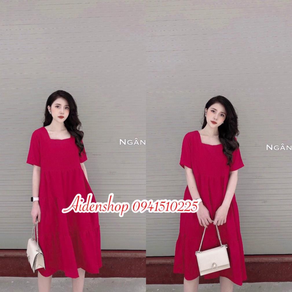 Váy bầu công sở đẹp dáng suông nhiều màu freesize,váy bigsize thời trang từ 40-65kg maternity dress
