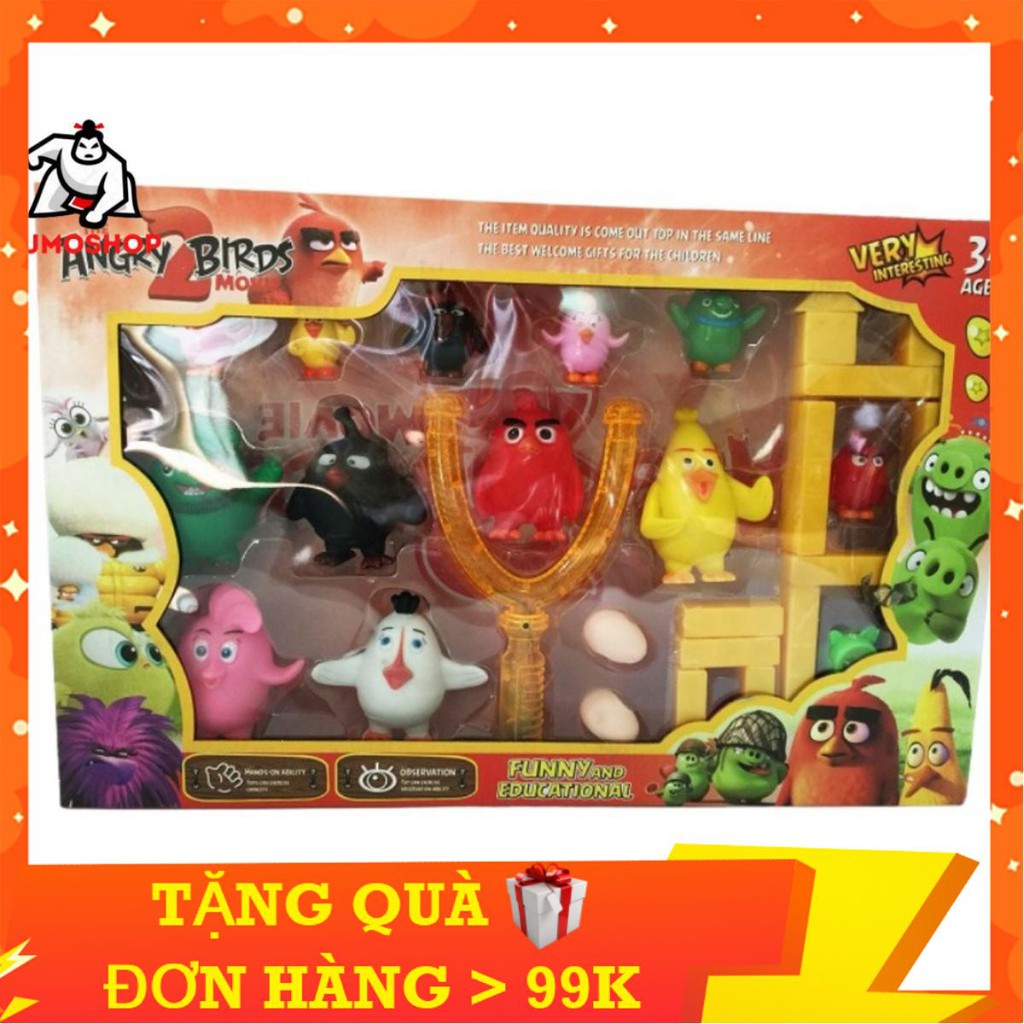 Đồ Chơi Angry Birds Gồm Nhiều Chi Tiết Đa Dạng Màu Sắc, Mô Phỏng Thực Tế Trò Chơi, Thiết Kế Ngộ Nghĩnh - SUMOSHOP68