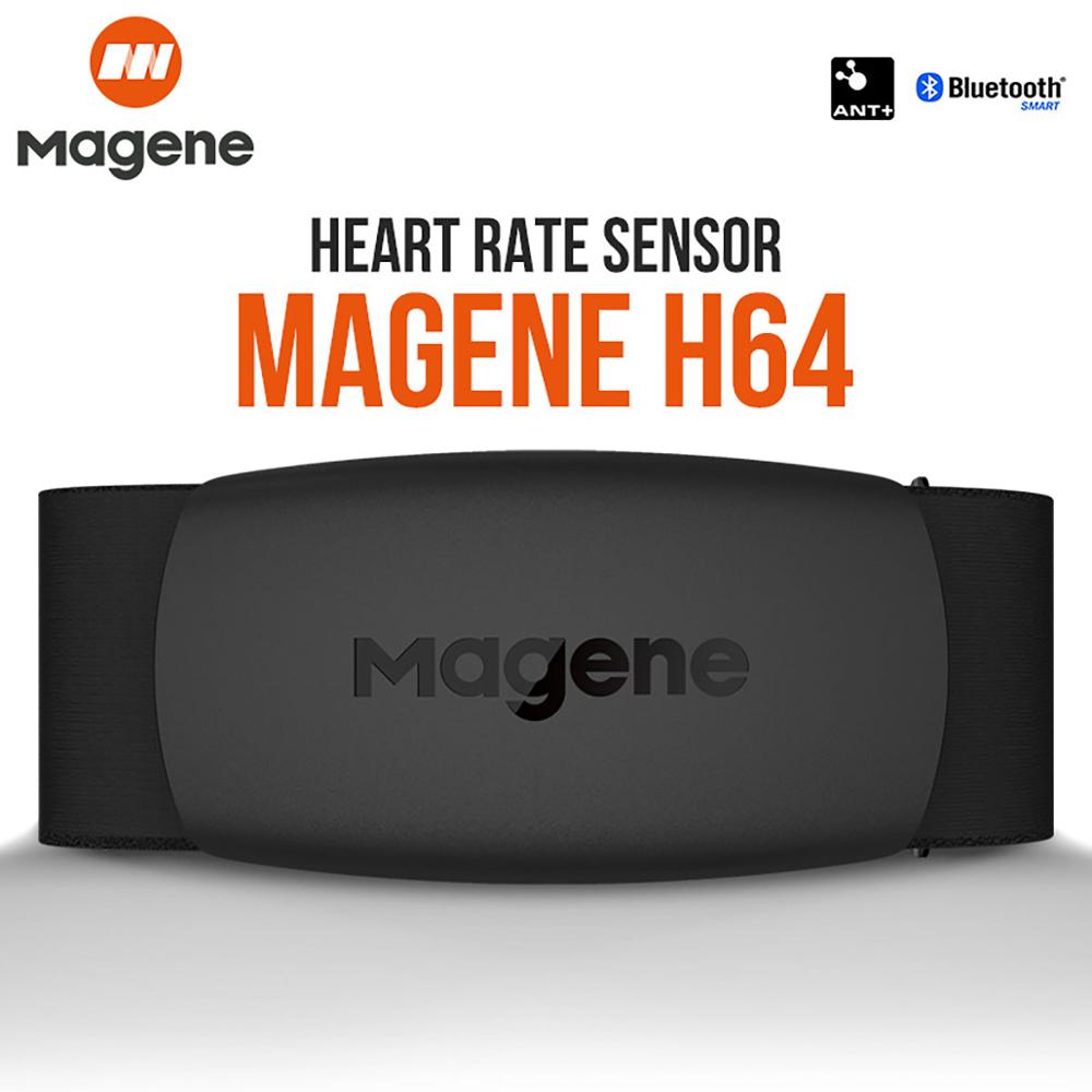 Máy theo dõi nhịp tim Magene Mover H64 Bluetooth4.0 ANT + cảm biến magene với dây đeo ngực cho máy tính xe đạp