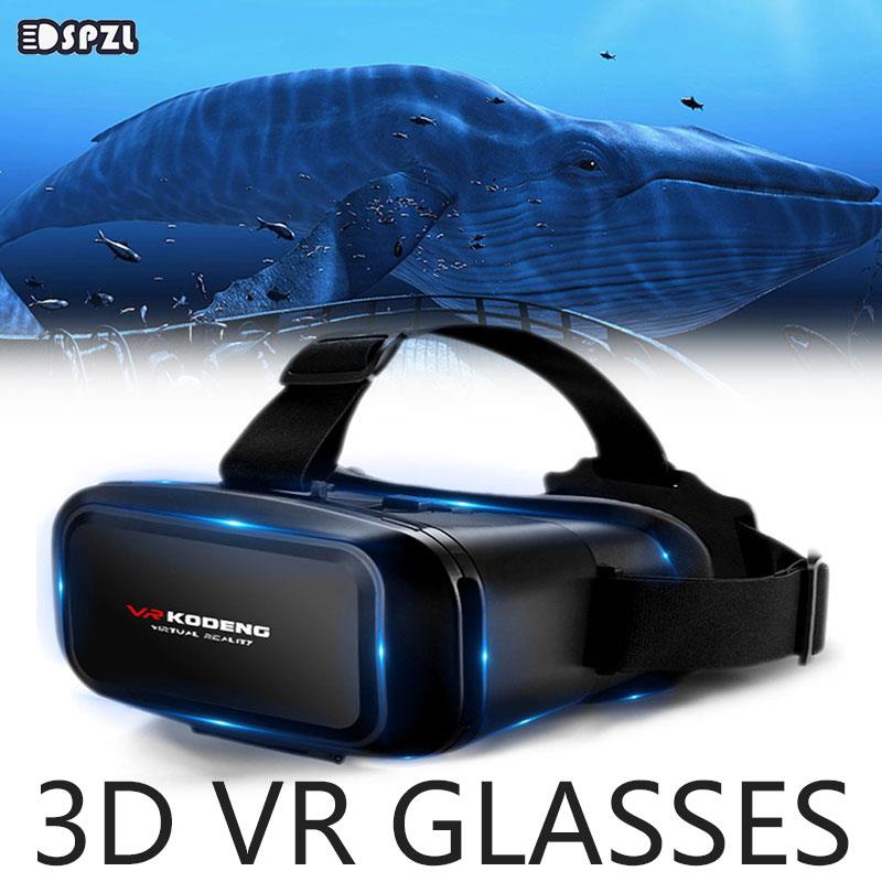 Virtual Reality Glasses 3D VR Glasses VR Headset Glasses Head-Mounted Aspheric Lens Movies Travel Universal Home