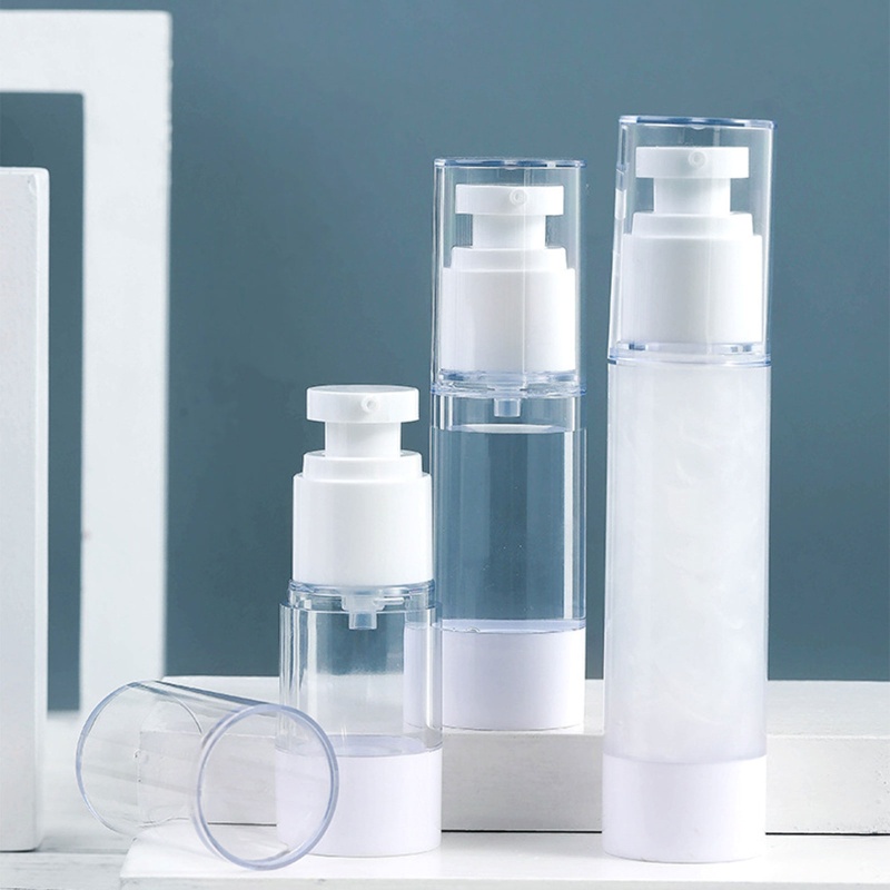 Chai Rỗng Trong Suốt 15-100ml Dạng Nhấn Đựng Mỹ Phẩm Tiện Dụng Khi Đi Du Lịch