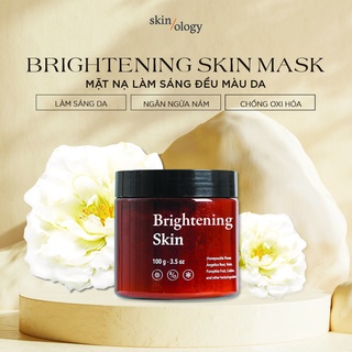 MẶT NẠ ĐÔNG Y SÁNG DA TÁI TẠO DA HƯ TỔN MỜ THÂM MỤN SKINOLOGY CHO DA NHẠY CẢM 100g - BRIGHTENING SKIN SKINOLOGY