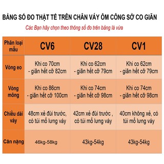 Chân Váy Ôm Công Sở Ôm Dáng CV6