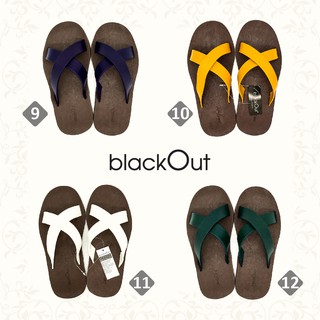 Dép Quai Chéo blackOut Nữ