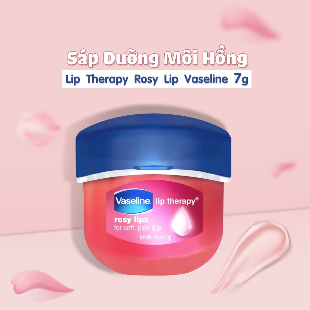 Son Dưỡng Môi Vaseline Mùi Hoa Hồng Lip Therapy Rosy Lips 7g