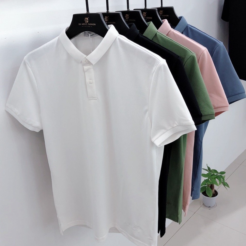 Áo phông nam cổ bẻ ngắn tay cao cấp : Chất thun cá sấu cotton 100% co giãn 4 chiều cực mềm mịn mát(ACB) | BigBuy360 - bigbuy360.vn