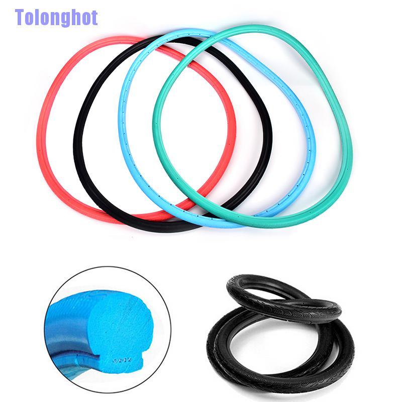 Tolonghot> 1 Pcs Fixed Gear Solid Tires Inflation Free Never Flat Bicycle Tires 700C x 23C
