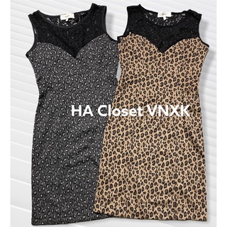Đầm thun beo body xuất xịn xk