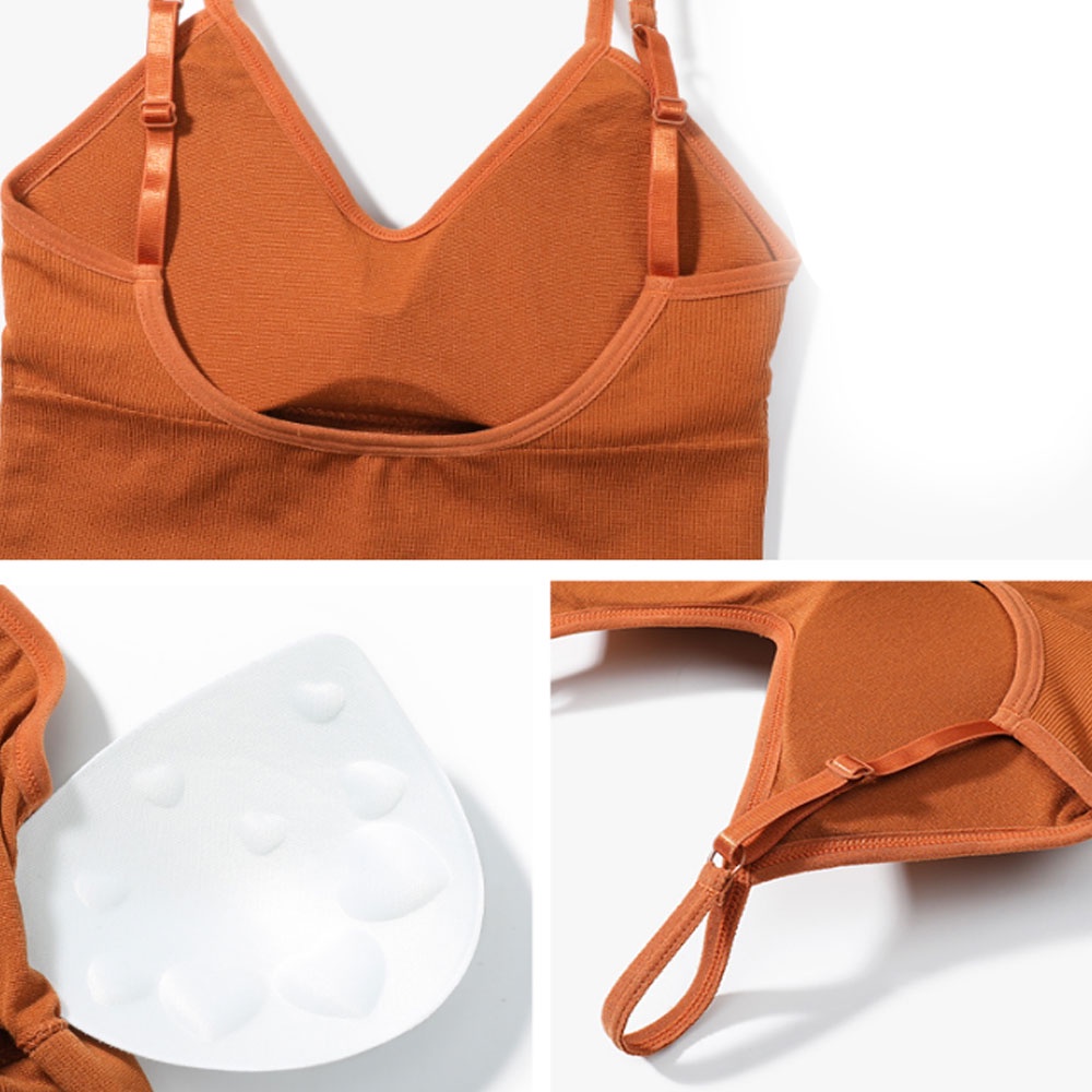 Tank Top U Type Backless Bra Low Back Bralette Wire Free Sexy Seamless Underwear Women Streetwear Crop Top Vest Sports Bras