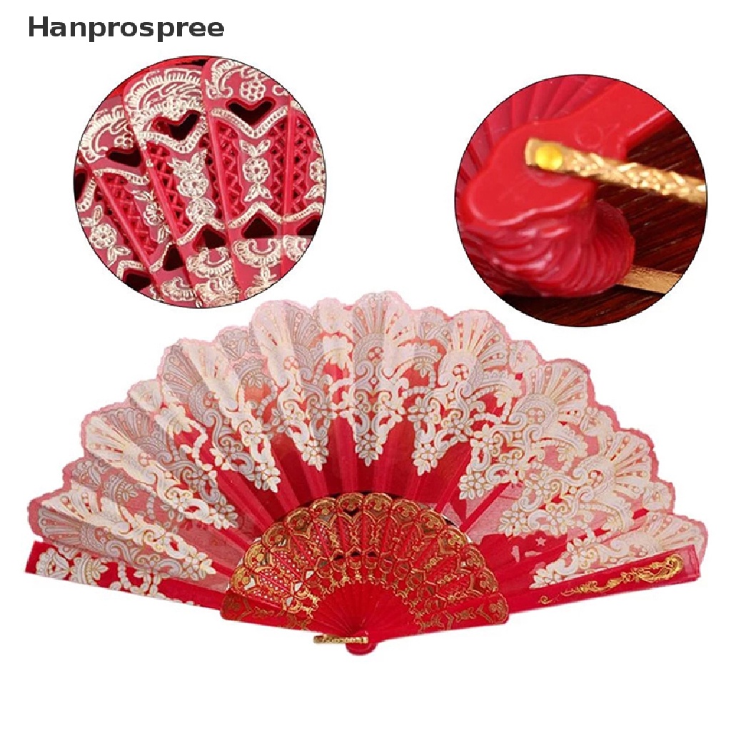 Quạt Xếp Cầm Tay Phong Cách Tây Ban Nha