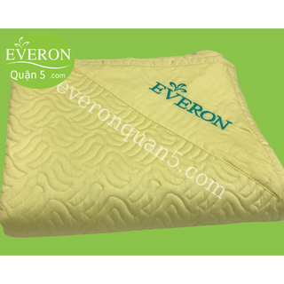 Tấm trải/ chăn hè tiện dụng chần gòn 2 mặt thương hiệu Everon kích thước 1m55 x 1m95