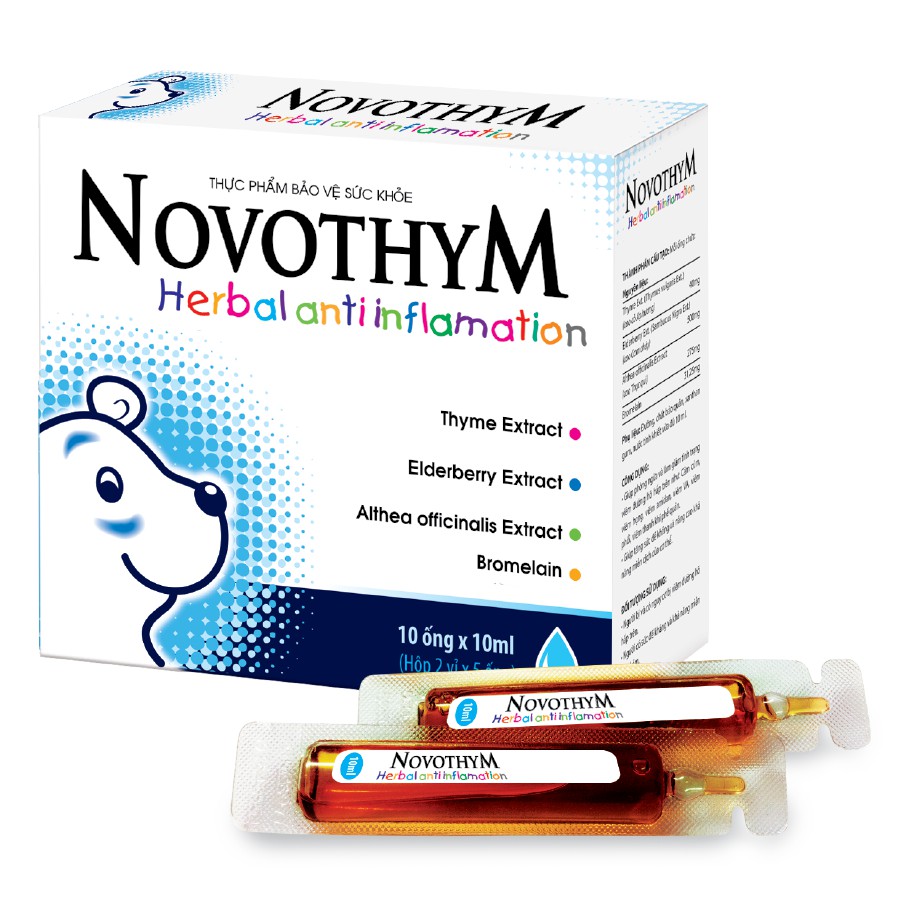 TPBVSK Novothym – kháng sinh tự nhiên, giúp tăng cường sức đề kháng, phòng bệnh hô hấp từ bên trong