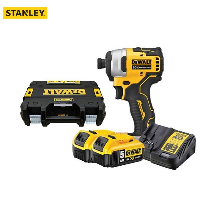 DCF809P2-KR MÁY VẶN VÍT CẦM TAY DÙNG PIN DEWALT (KHÔNG CHỔI THAN)