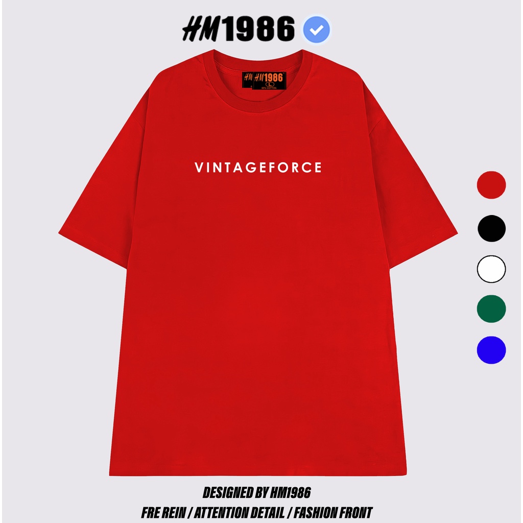 Áo Thun Xanh Lá VITAGEFORCE Nam Nữ Áo Thun Tay Lỡ Ulzzang Unisex MH1986 3183