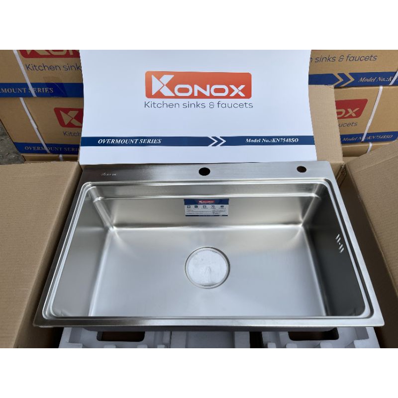Chậu Rửa 1 Hố Konox KN 7548SO chính hãng
