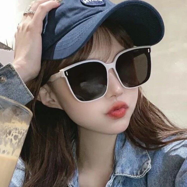 ( Tặng găng tay nắng) Kính Mát Gọng Vuông Nam nữ chống UV400