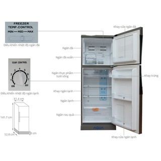 Tủ lạnh Aqua AQR-U205BN 205L