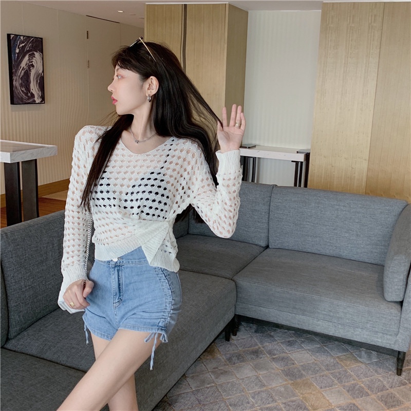 【❀Áo Sweater Tay Dài Dáng Rộng Chống Nắng Thời Trang Mùa Thu 2021 | BigBuy360 - bigbuy360.vn