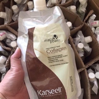 DẦU HẤP TÓC COLLAGEN KARSEELL MACA SIÊU MỀM MƯỢT TÓC Ý 500ML