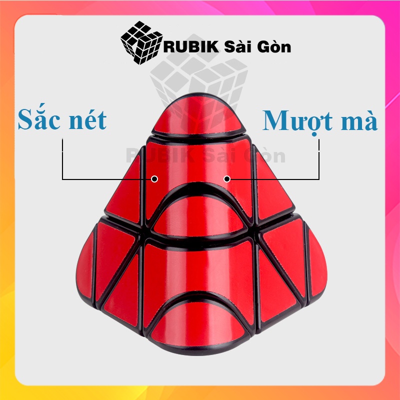 Rubik Biến Thể YuXin Black Kirin Rounded Pyraminx 3x3 Rubic Kim Tự Tháp Pha Lê Toy Đồ Chơi Tam Giác Đẹp Cho Bé