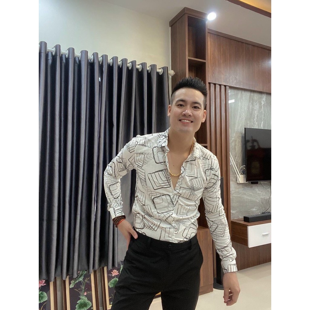 ÁO SƠ MI NAM HỌA TIẾT CỰC CHẤT DÀNH CHO CÁC BẠN TRẺ