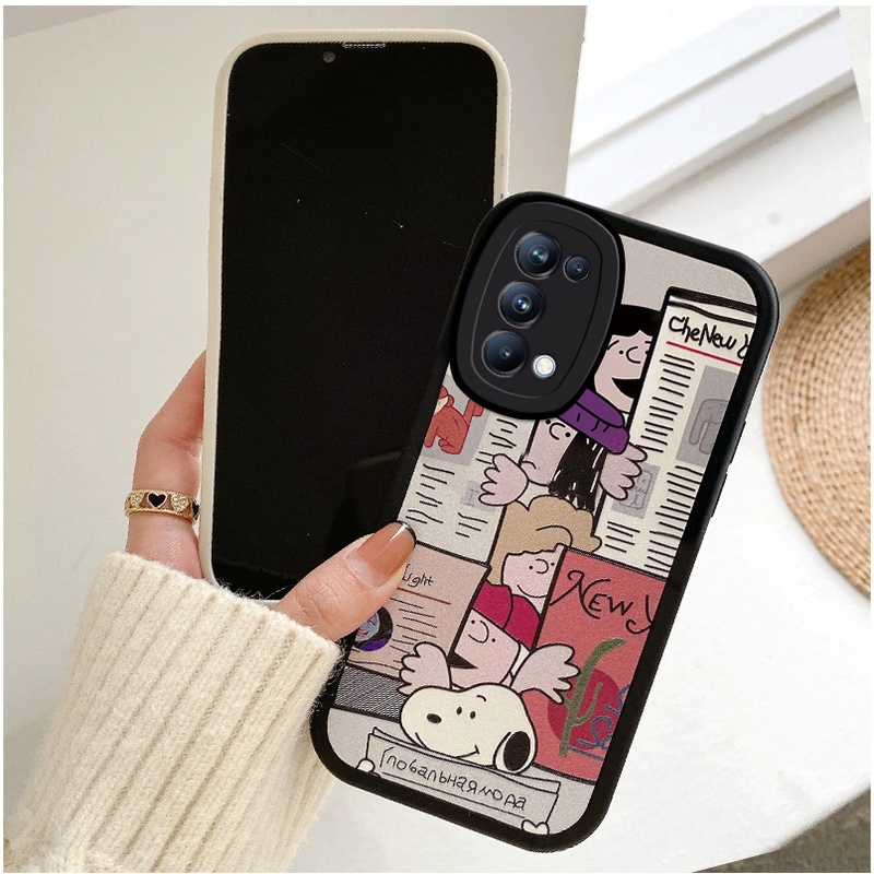 Ốp Lưng OPPO Reno 5 4G/5G Silica Gel Da Cừu Dòng Gấu Papa Ốp Lưng Mềm Ốp Lưng Điện Thoại Bảo Vệ Máy Ảnh Nam Nữ Hoạt Hình Dễ Thương Mới