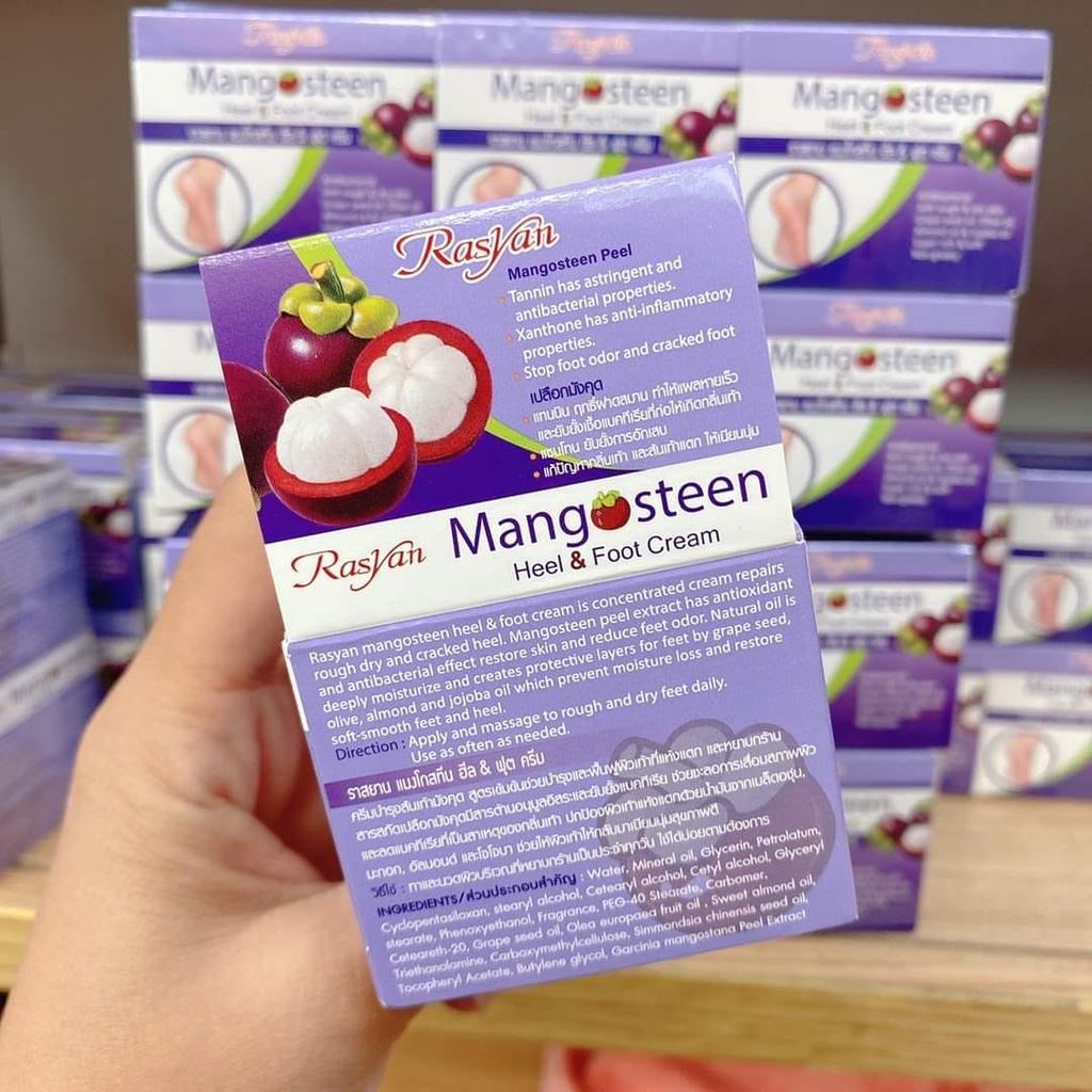 01 Hộp Kem Dưỡng Phục Hồi Gót Chân Măng Cục Rasyan Thái Lan 13gram
