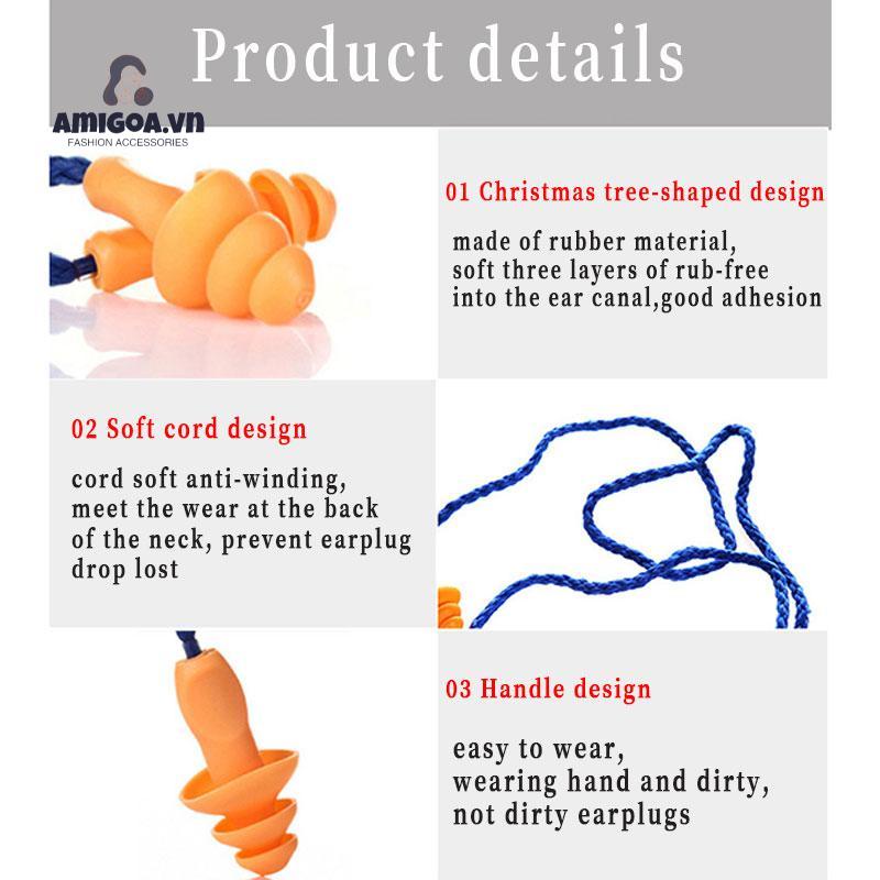 Nút Bịt Tai Cách Âm Bằng silicone Hình Cây Thông Giáng Sinh