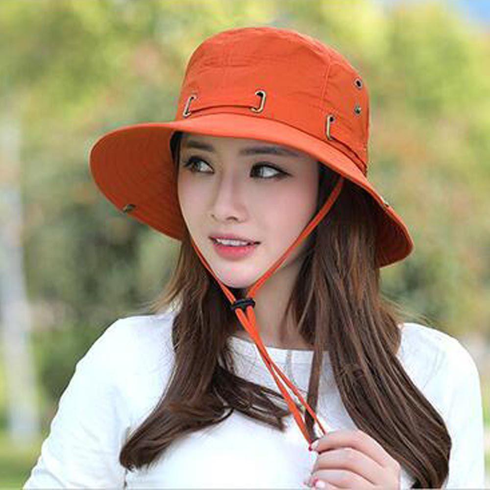 Mũ Bucket Chống Nắng Mùa Hè Mát Mẻ Điều Chỉnh Được Cho Nữ