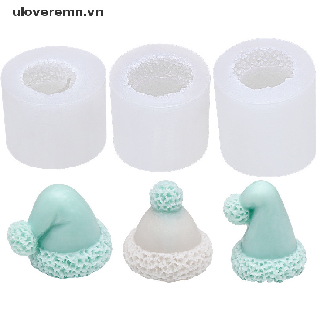 Khuôn Silicone Tạo Hình Nón Giáng Sinh Dễ Thương Trang Trí Bánh