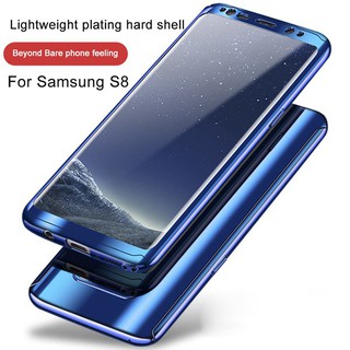 Bộ ốp lưng tráng gương trước sau cho điện thoại Samsung S8 S8 Plus
