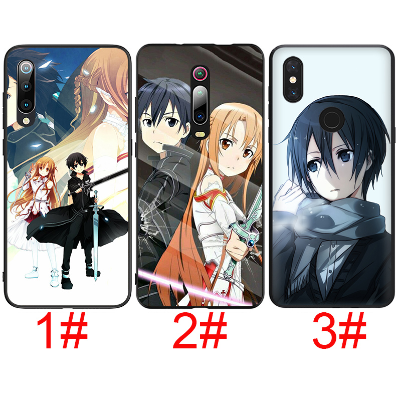 Ốp Lưng Tpu Họa Tiết Hoạt Hình Sword Art Online Thời Trang Cho Xiaomi Mi 8 9 10 A1 A2 A3 Lite Pro F1 5x 6x Note 10