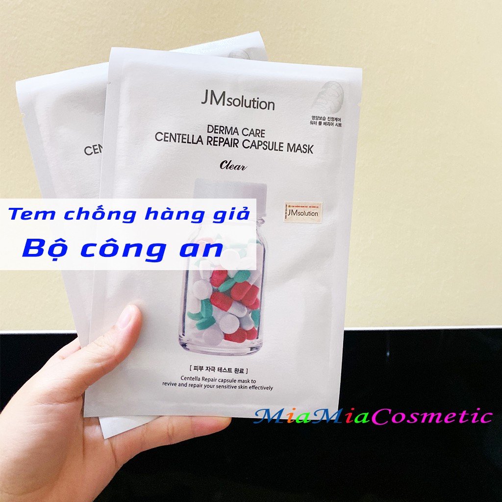 Mặt Nạ JMSolution Centella Repair [MIẾNG LẺ] Làm Dịu Da Nhạy Cảm JMSolution Derma Care Centella Repair Capsule Mask 30ml