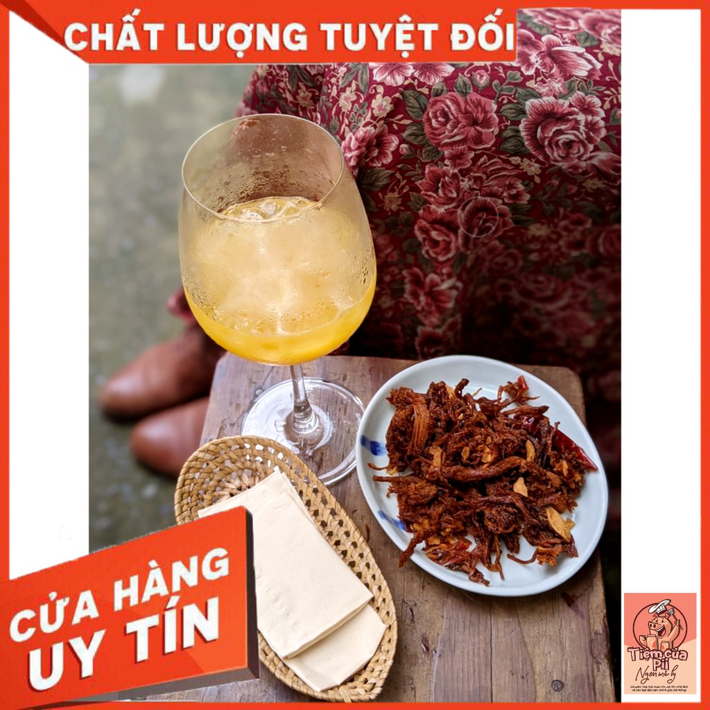 [ Không Ngon - Không Bán Nữa] Khô Heo Cháy Tỏi Siêu Thấm Vị- 100Gr- Siêu Sạch- ẢNH THẬT 100%