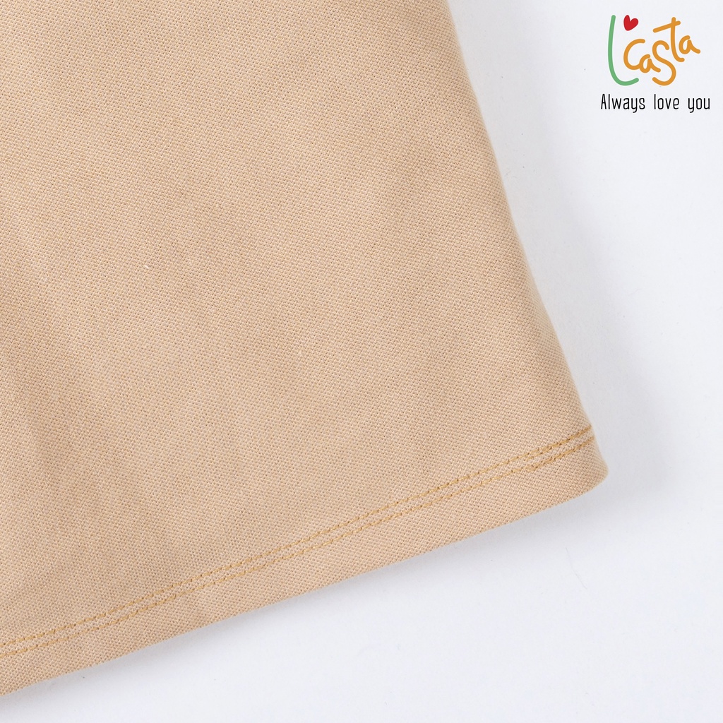 Áo phông polo bé gái chất liệu cotton in hình dễ thương từ 1 đến 6 tuổi L'Casta AG1
