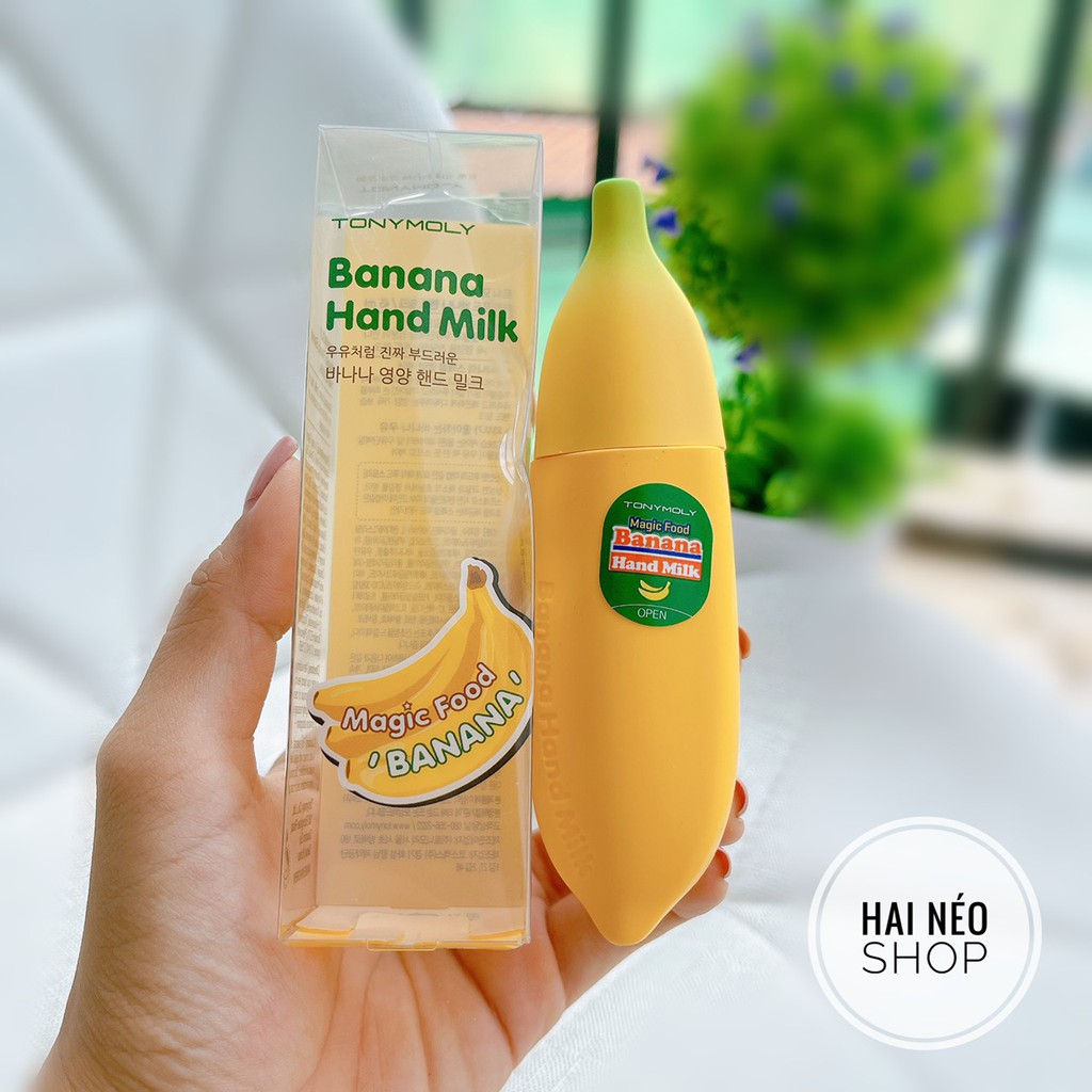Kem dưỡng da tay trái chuối cute Tonymoly Banana Hand Milk (Hàn quốc)