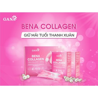 [FREESHIP] (Hàng chính hãng) Bena collagen hộp 30 gói- chống lão hoá, giúp da căng bóng, khoẻ từ bên trong