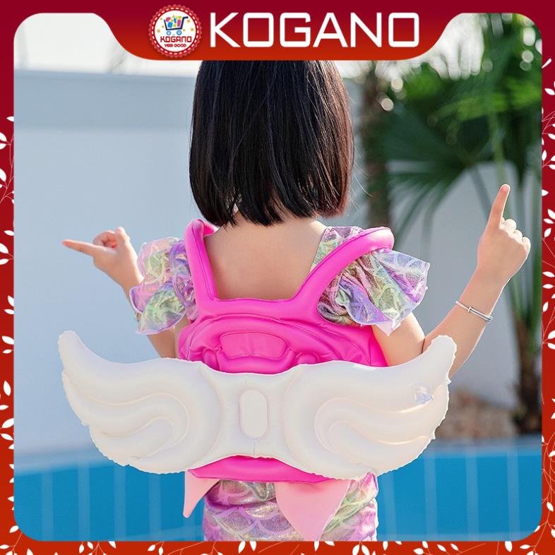 Phao Bơi Cho Bé KOGANO Phao Tập Bơi Cho Bé Có Khóa An Toàn Bơi Lội Hình Đôi Cánh Thiên Thần SS-001263