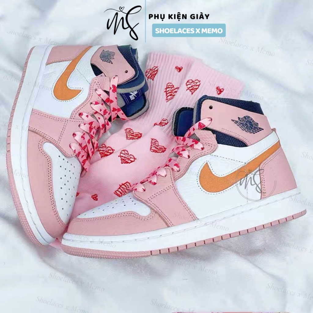 Dây Giày Sweet Love Cho AF1 AJ1 StrangeLove  x Dunk Low SB 'Valentine's Day'