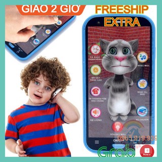 Điện thoại đồ chơi 💖𝑭𝑹𝑬𝑬𝑺𝑯𝑰𝑷💖 mẫu đồ chơi nhạc đèn siêu đáng yêu cho bé