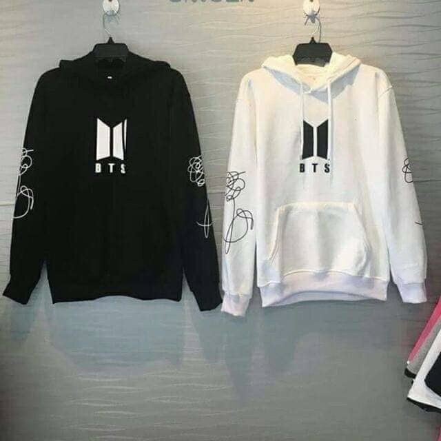 Áo hoddie bts, in được theo yêu cầu, hàng đủ size s_ xxl