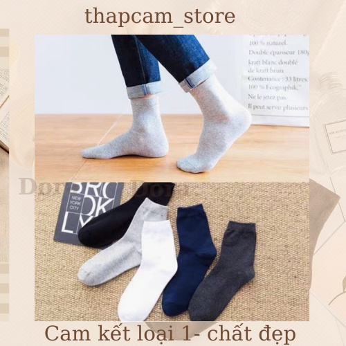 Tất trơn cao cổ size 36- 45 nam nữ