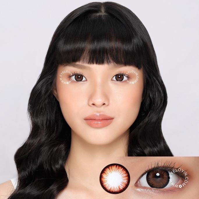 Kính Áp Tròng Eos - Nâu Hạnh Phúc