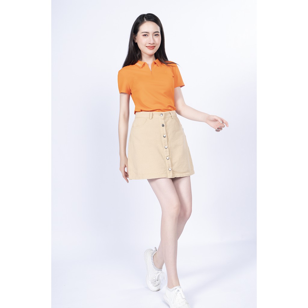Áo Polo Nữ Livan Sport Màu Đen New Daily Thanh Lịch Chống Nhăn Nhàu Kháng Khuẩn Cao Cấp