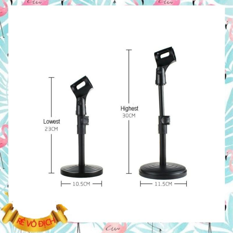 Chân mic để bàn hay giá đỡ mic dòng 1 mic - chân micro dùng tốt cho các mic như C7 C11 C16