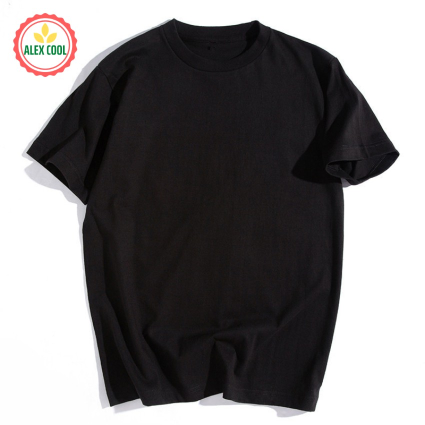 Áo thun nam, áo phông nam tay ngắn cổ tròn màu trơn chất thun lạnh co giãn 4 chiều alex cool | BigBuy360 - bigbuy360.vn