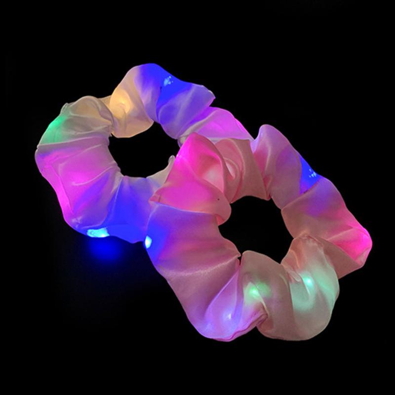 Dây buộc tóc co giãn có đèn led nhiều chế độ