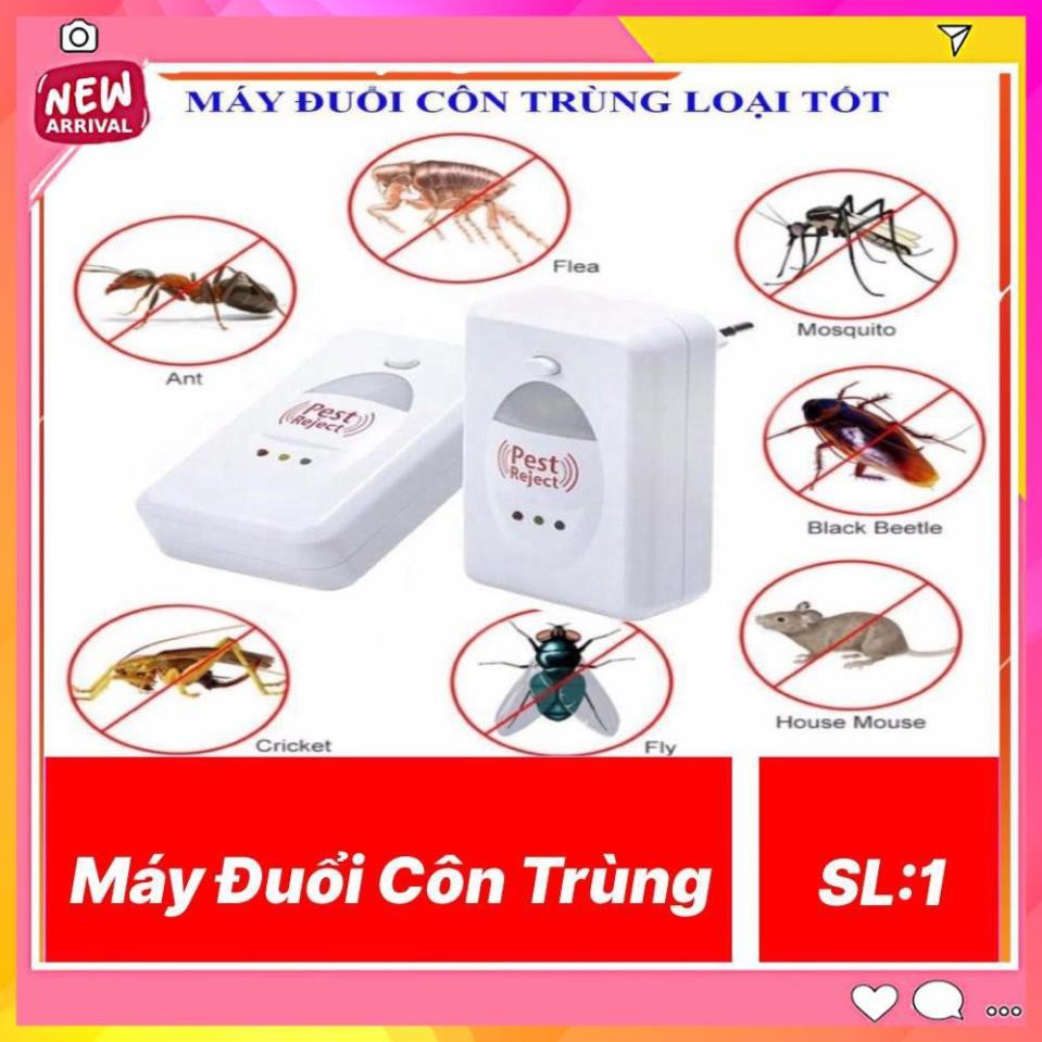 Máy Đuổi Côn Trùng Pest Rejeck - Tạo sóng siêu âm đuổi côn trùng, Đuổi Muỗi, Chuột, Đuổi Côn Trùng, Đuổi Mạt Rệ